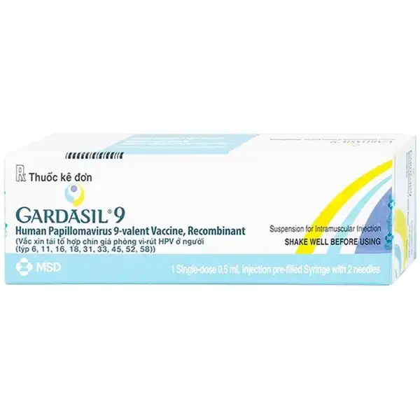 Vắc xin Gardasil 9 0.5ml