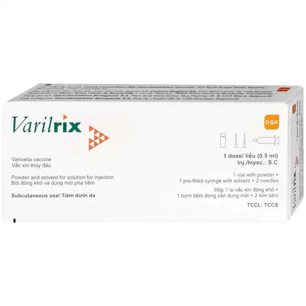 Vắc xin Varilrix 0.5ml